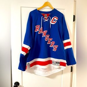New York Rangers Ryan Callahan Reebok Jersey Captain Size Large